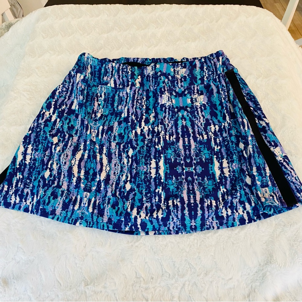 SkirtSports Blue and Purple Mini Skater Skirt